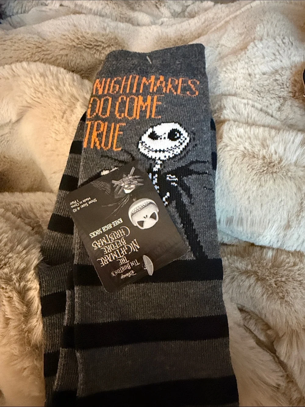 Halloween Disney Crew Sock Bundle - Orange, Black, Gray, White